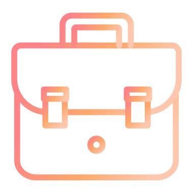 Çanta. Web simgesi basit tasarım