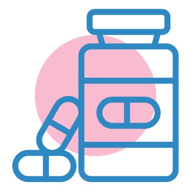 Haplar. Web simgesi basit illüstrasyon