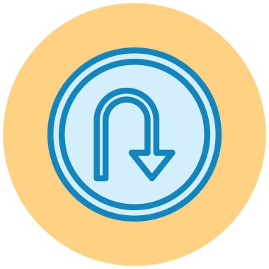 ok modern simgesinin vektör illüstrasyonu