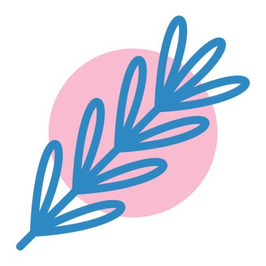 Yaprak. Web simgesi basit tasarım