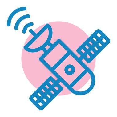 Uydu anteni. Web simgesi