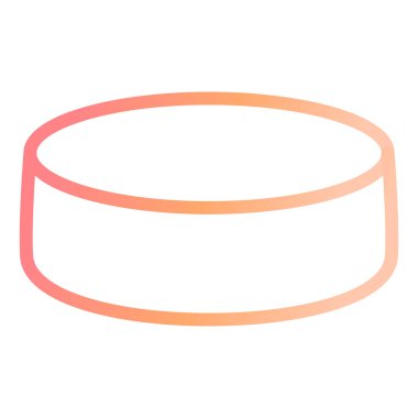 Hokey Puck modern ikon vektör çizimi 