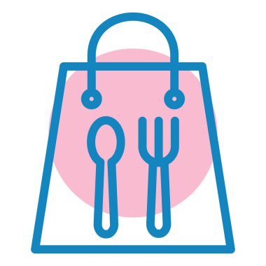 Alışveriş çantası. Basit tasarım