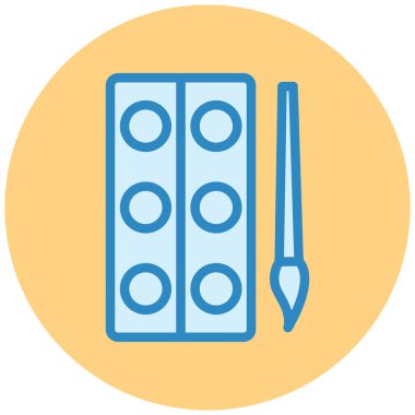 kitap, kalem, kalemtıraş, keskinleştirici, eğitim katı vektör simgesi