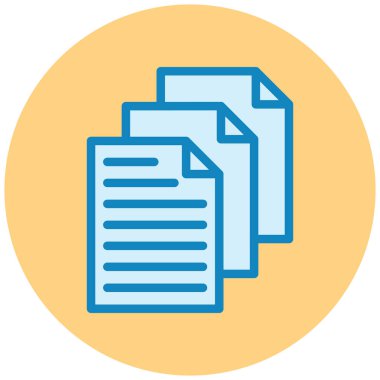 dosya biçimi simgesi, vektör illüstrasyonu