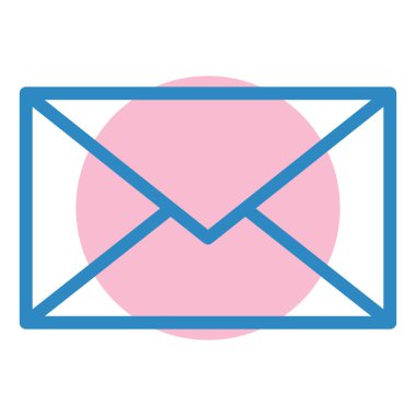 Mektup. Web simgesi basit illüstrasyon