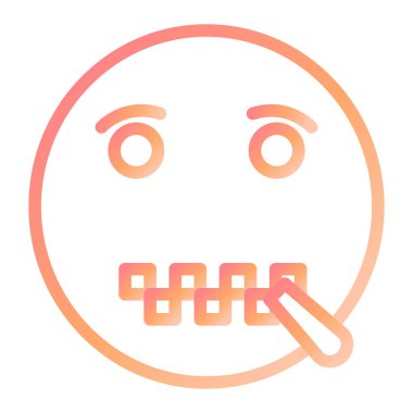 Sansürlenmiş modern simge vektör illüstrasyonu 