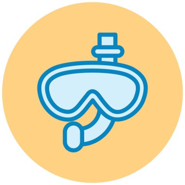 Tüplü dalış. Web simgesi