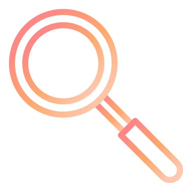 Büyüteç. Web simgesi basit illüstrasyon 