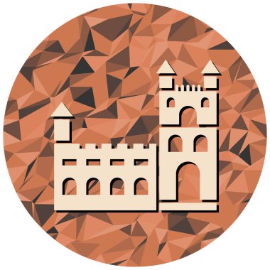 Bir binanın vektör illüstrasyonu