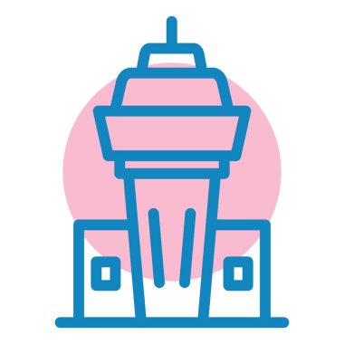 Bina. Web simgesi basit tasarım