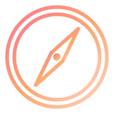 Modern simge vektör resimlemesini pusula 