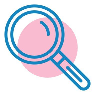 Ara. Web simgesi basit illüstrasyon