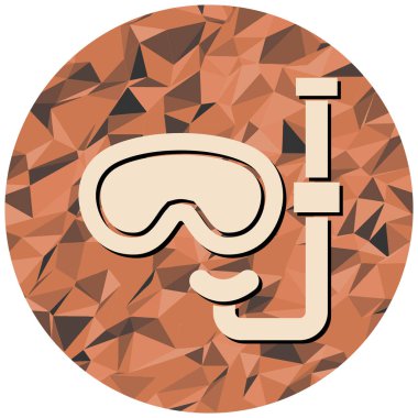 dalış, illüstrasyon, beyaz arkaplan üzerindeki vektör