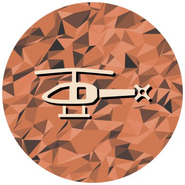 Helikopterin vektör illüstrasyonu 