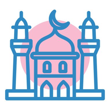 Cami. Web simgesi basit tasarım