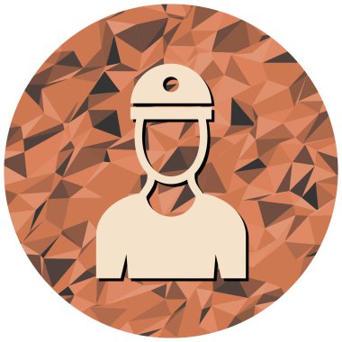 Bir asker simgesinin vektör illüstrasyonu