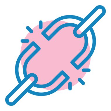 link simgesi, vektör illüstrasyonu basit tasarım