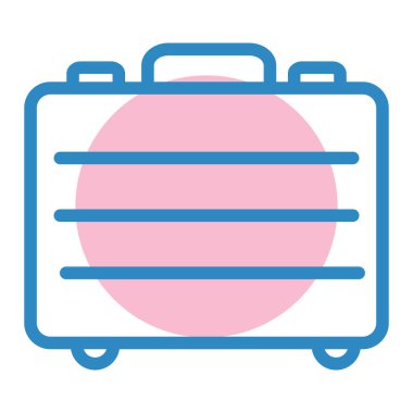 Çanta. Web simgesi basit tasarım