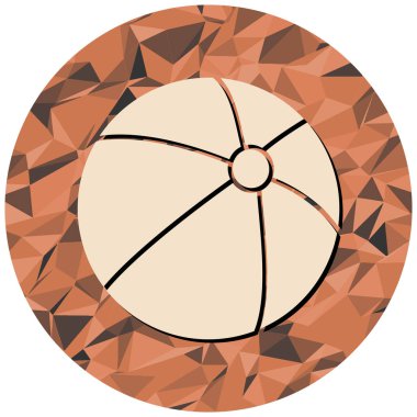 Top. Web simgesi vektör illüstrasyonu