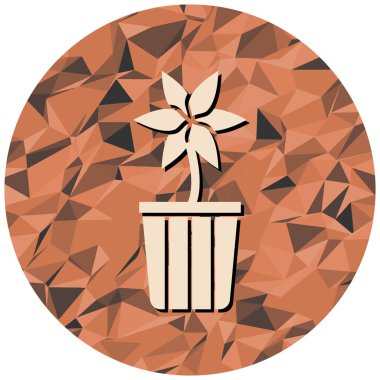 Bir kaktüsün vektör çizimi