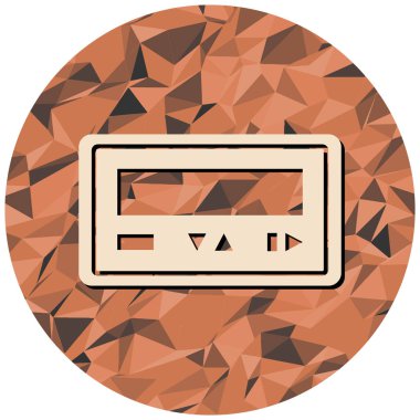 Basit vektör illüstrasyonu, web simgesi 