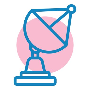 Anten modern simgesinin vektör illüstrasyonu