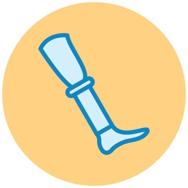 bacak modern simgesinin vektör illüstrasyonu