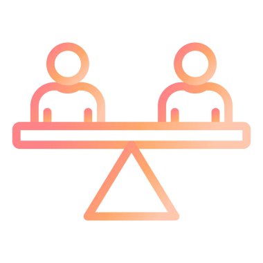 İstikrarlı modern simge vektör çizimi 