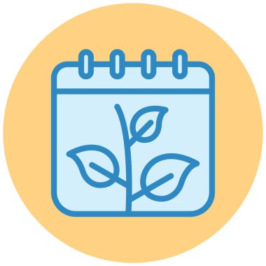 Takvim. Web simgesi basit illüstrasyon