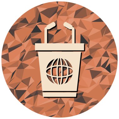 Modern simgenin vektör illüstrasyonu