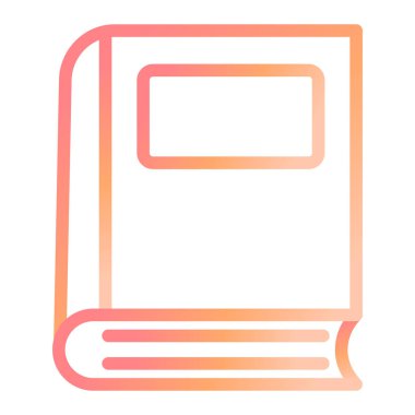 Kitaplar. Web simgesi basit illüstrasyon 