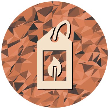 Etiketin vektör illüstrasyonu 