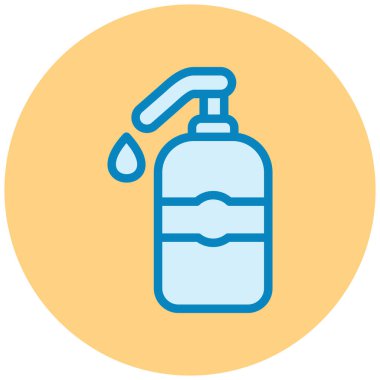 Su. Web simgesi basit illüstrasyon