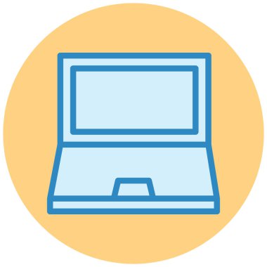 Bilgisayar. Web simgesi basit tasarım