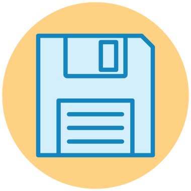 Disket disket. Basit resimleme