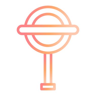 Yer altı İmza Modern simge vektör illüstrasyonu 