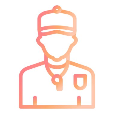 Koç modern simge vektör illüstrasyonu 