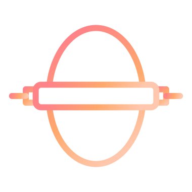 Hamur Modern ikon vektör illüstrasyonu 