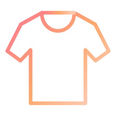 t-shirt modern ikon vektör illüstrasyonu 