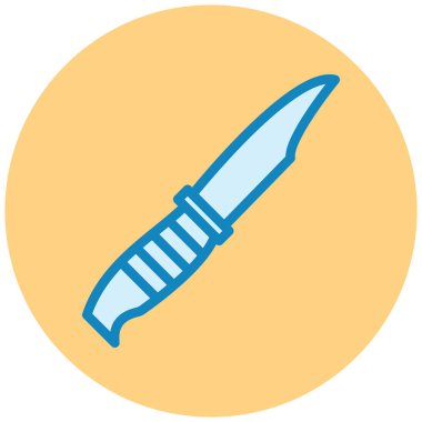 bıçak simgesi modada izole edilmiş arkaplan