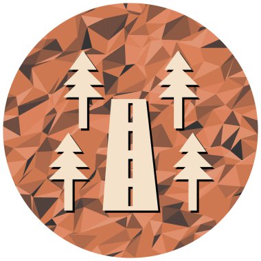 Yol tabelası. vektör illüstrasyonu