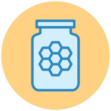 Bal kavanozu Basit resimleme