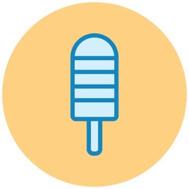 Dondurma. vektör illüstrasyonu