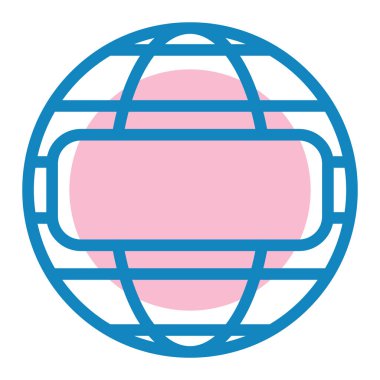 Seo ve teknoloji simgesinin vektör illüstrasyonu