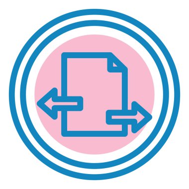 dosya simgesi, vektör illüstrasyonu