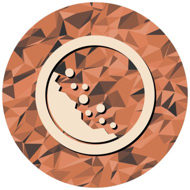 Modern yol simgesinin vektör illüstrasyonu