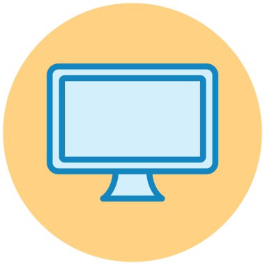 lcd. Web simgesi basit illüstrasyon