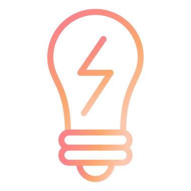 ampul modern simge vektör illüstrasyonu 