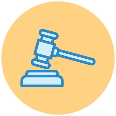 Açık arttırma. Web simgesi basit illüstrasyon
